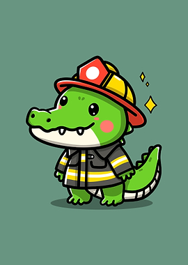 Cute crocodile