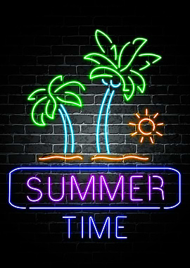 Neon Summer Time