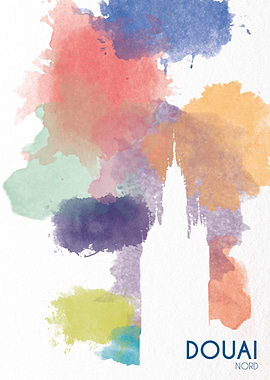 DOUAI pastel