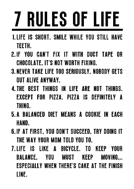 Rules of Life