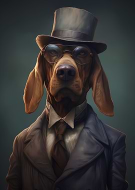 bloodhound dog detective