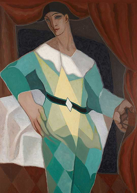 Juan Gris Arlequin 1925