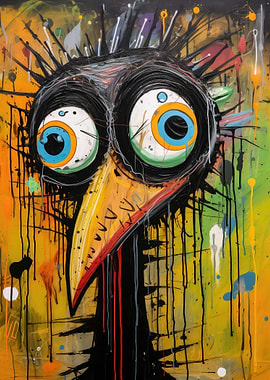 Graffiti Crazy Chicken