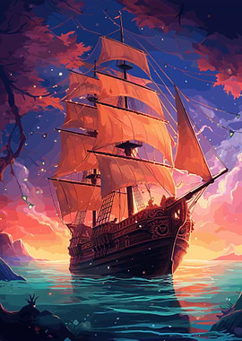 Mysterious Pirate Ship