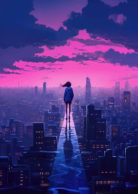 Neon City Girl