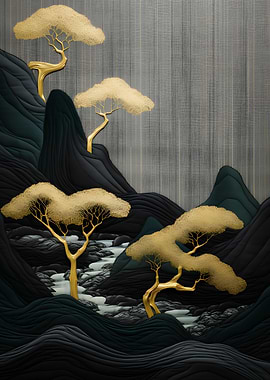 4 Tree Gold the Nature Abs