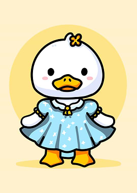 Cute duck