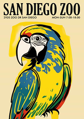 San Diego Zoo Poster