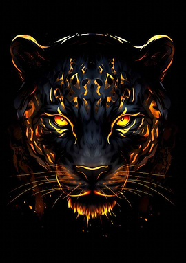 Black Gold Fire Panther