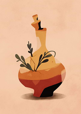 Colorful Moroccan Pottery