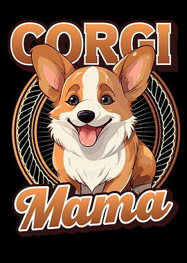 Corgi Dog Lover Corgi Mama