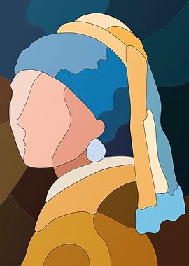 Vermeer Girl minimalist