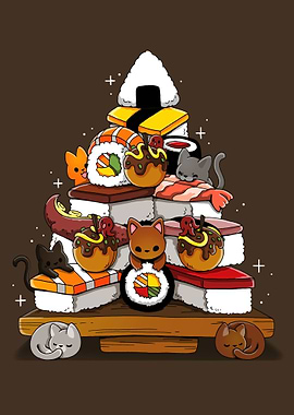 Sushi Cat Tree