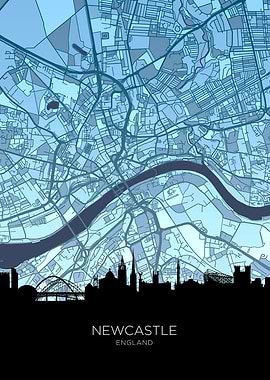 Newcastle Skyline England