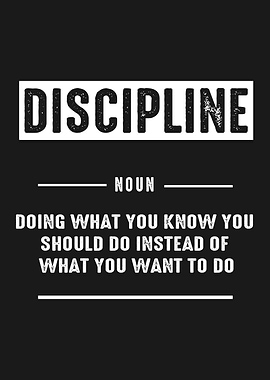 Discipline Inspirational