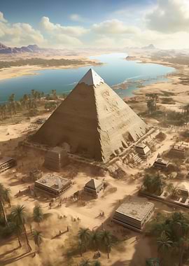 Pyramid on the nile