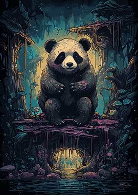 Shimmering Jungle Panda