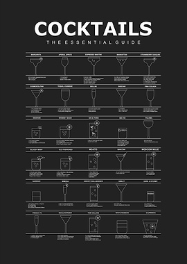 cocktail minimalist line