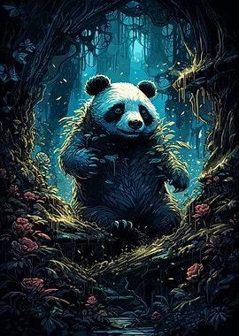 Enchanted Panda Forest