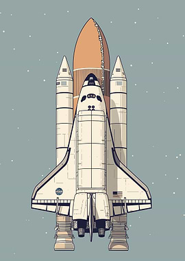 Space Rocket Minimalist