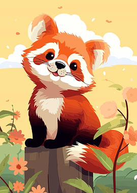 Cute Red Panda