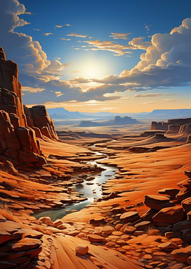 Sweeping Dunes of Dubai