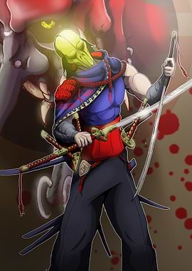 The Blue Sentinal Samurai