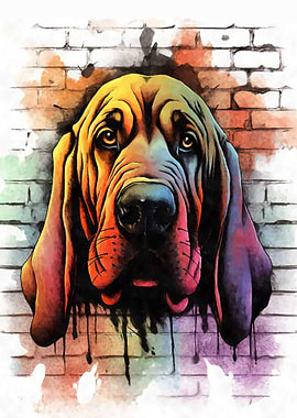 Bloodhound Graffiti