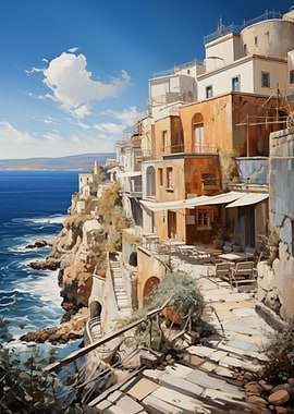 Sunset Over Santorini