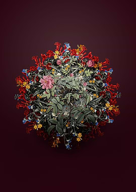 Cinnamon Rose Wreath