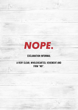 nope