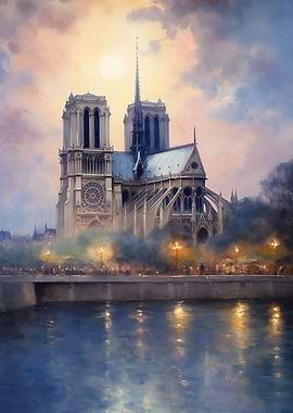 Iconic Notre Dame Paris