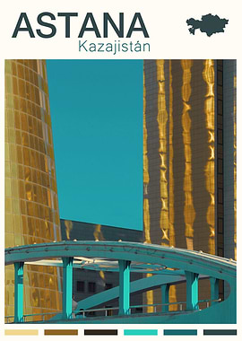 ASTANA TRAVEL POSTER