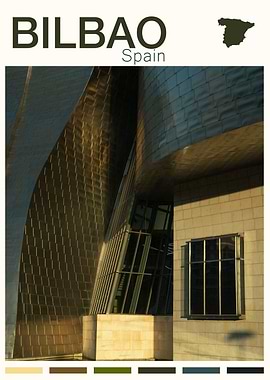 BILBAO TRAVEL POSTER