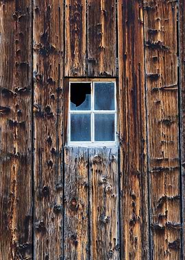 Window in a cabin