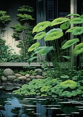 Floral Japanese Painting