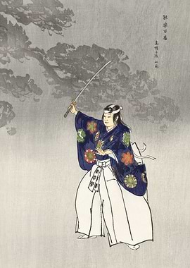 Actors in the Noh theater