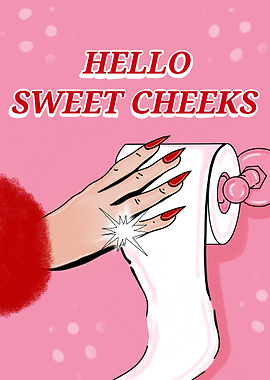 Pop Art toiled Poster