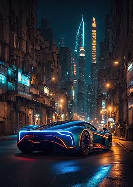 Blue Hypercar