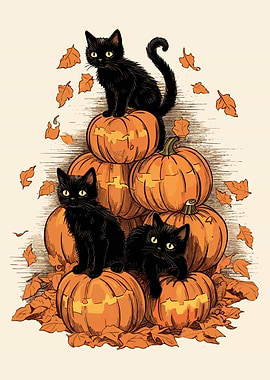 Halloween Black Cat