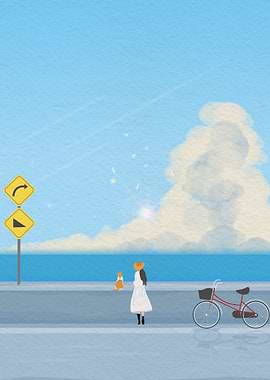 Bicycle on the beach