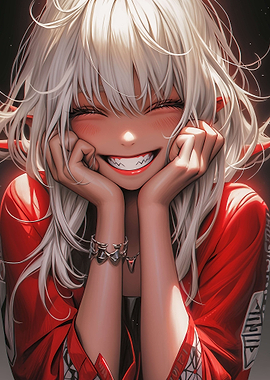 Cute Smiling Anime Girl