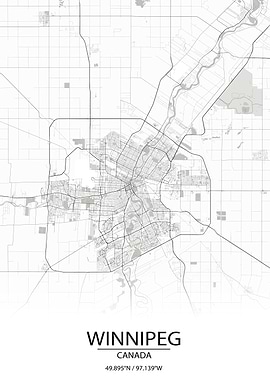 Winnipeg CA White City Map