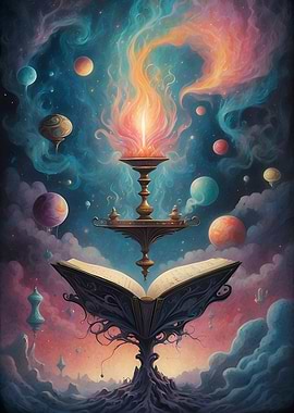 illustration astral card