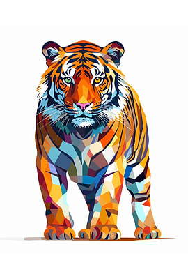 Tiger Animal Pop Art