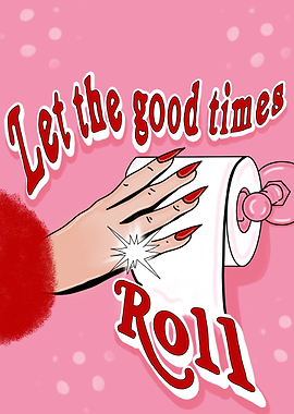 Pop Art Toilet poster