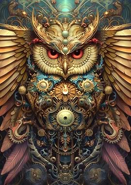 Biomechanical Owl 1