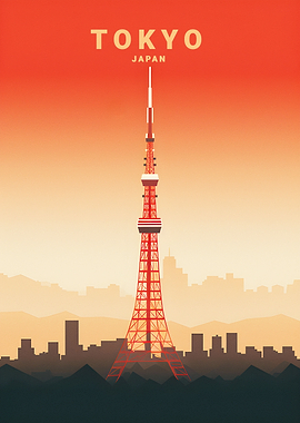 Minimalist Tokyo towers