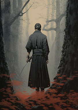 Samurai Japanese Painting