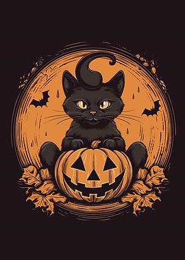 Halloween Black Cat